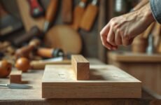 Photo-style image for "How to Cut a Mortise and Tenon Joint by Hand: A Beginner's Guide" showing how to cut a mortise and tenon joint by hand